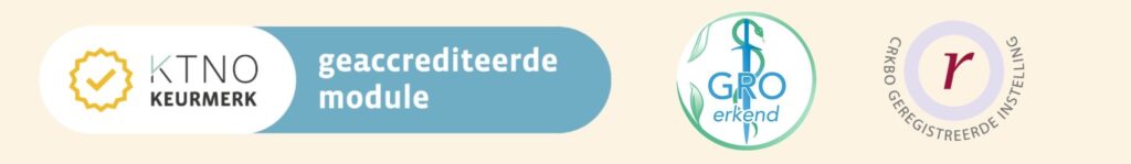 KTNO-geaccrediteerd, GRO-erkend, CRKBO-geregistreerd