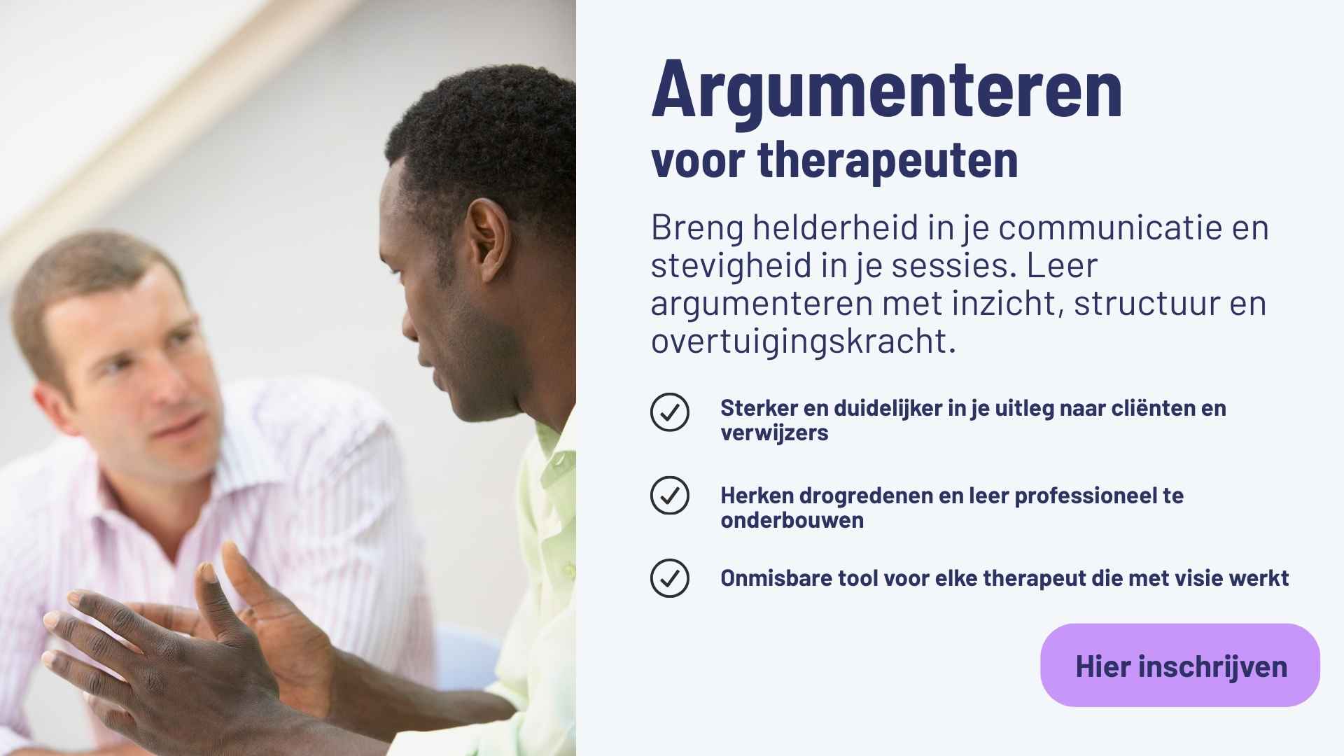 Argumenteren therapeuten cursus