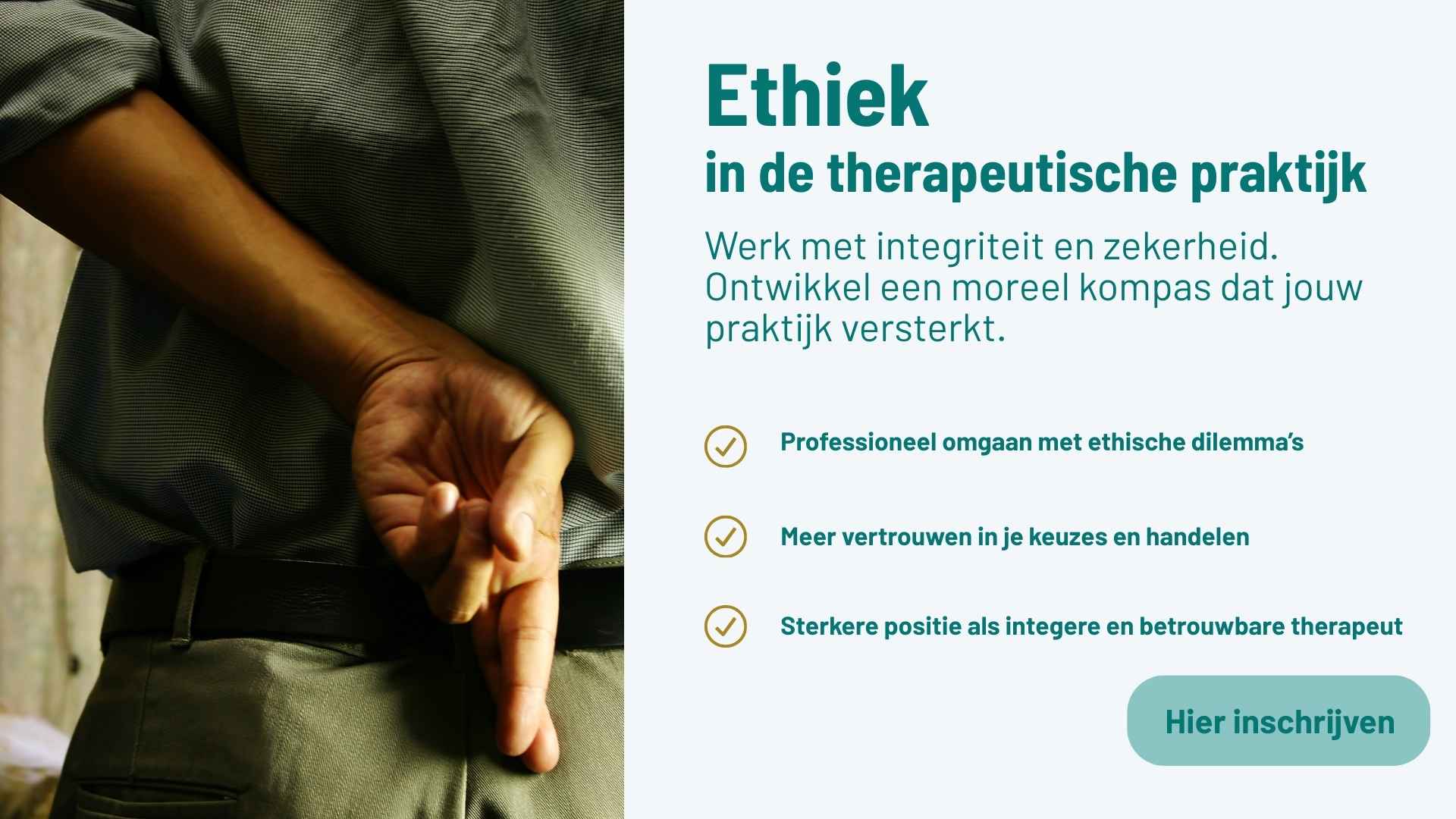 Ethiek in de therapeutische praktijk