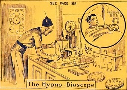 Tekening van de Hypno-bioscope