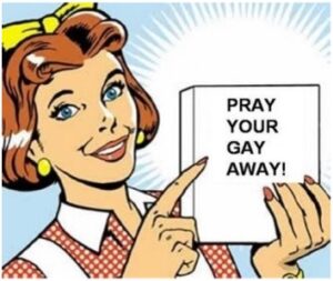 Cartoon pray your gay away