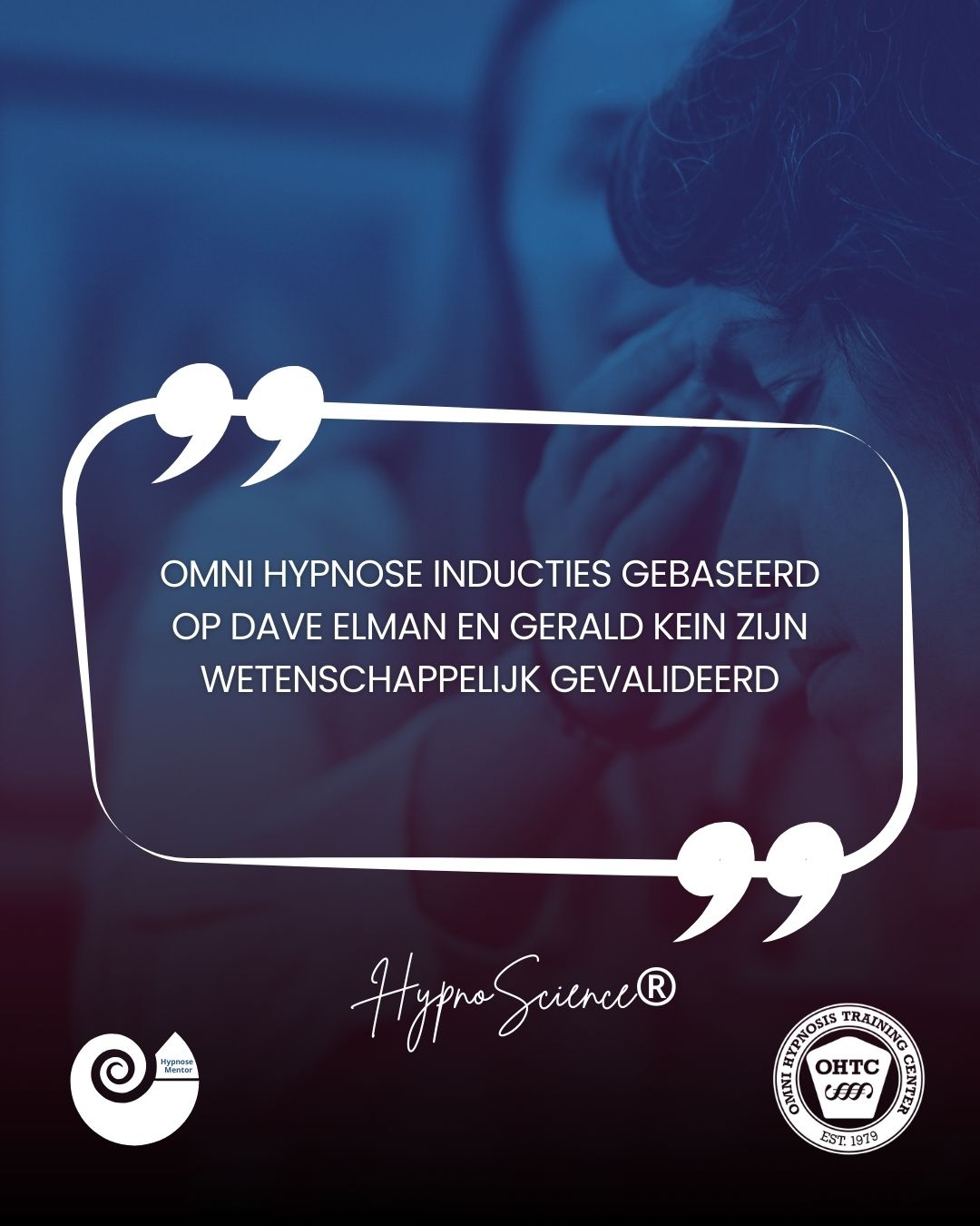visual of putting someone into hypnosis with quote
