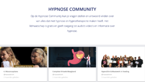 Homepage HypnoseCommunity