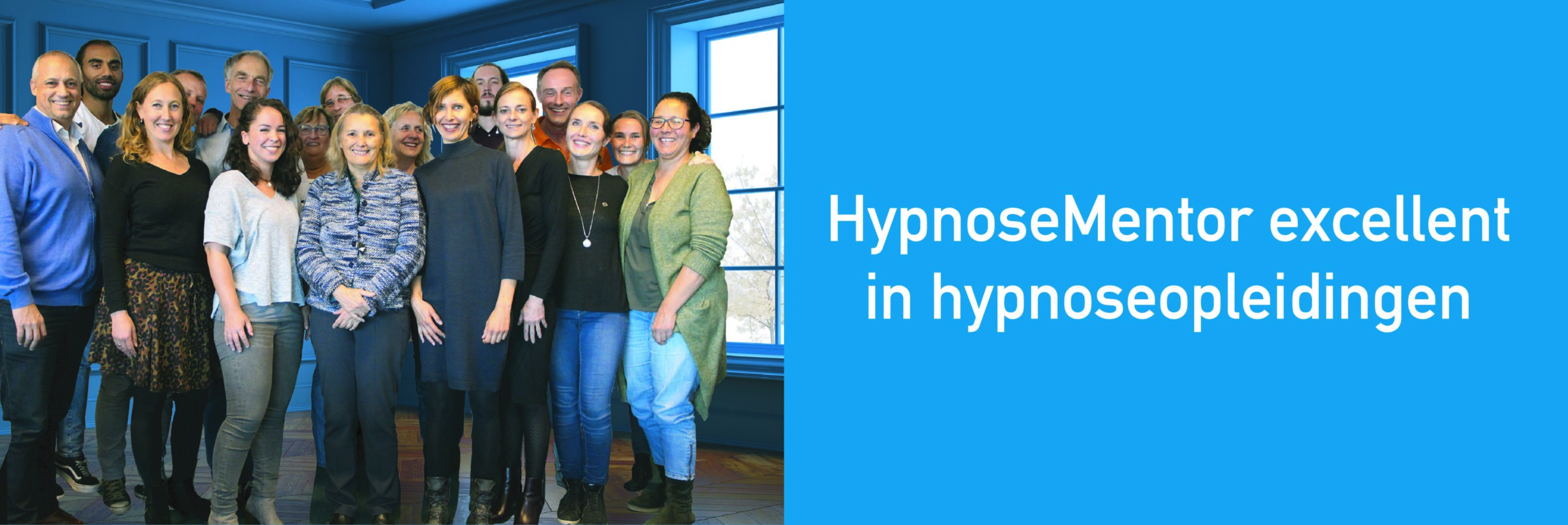 Group photo and text excellent in hypnosis training