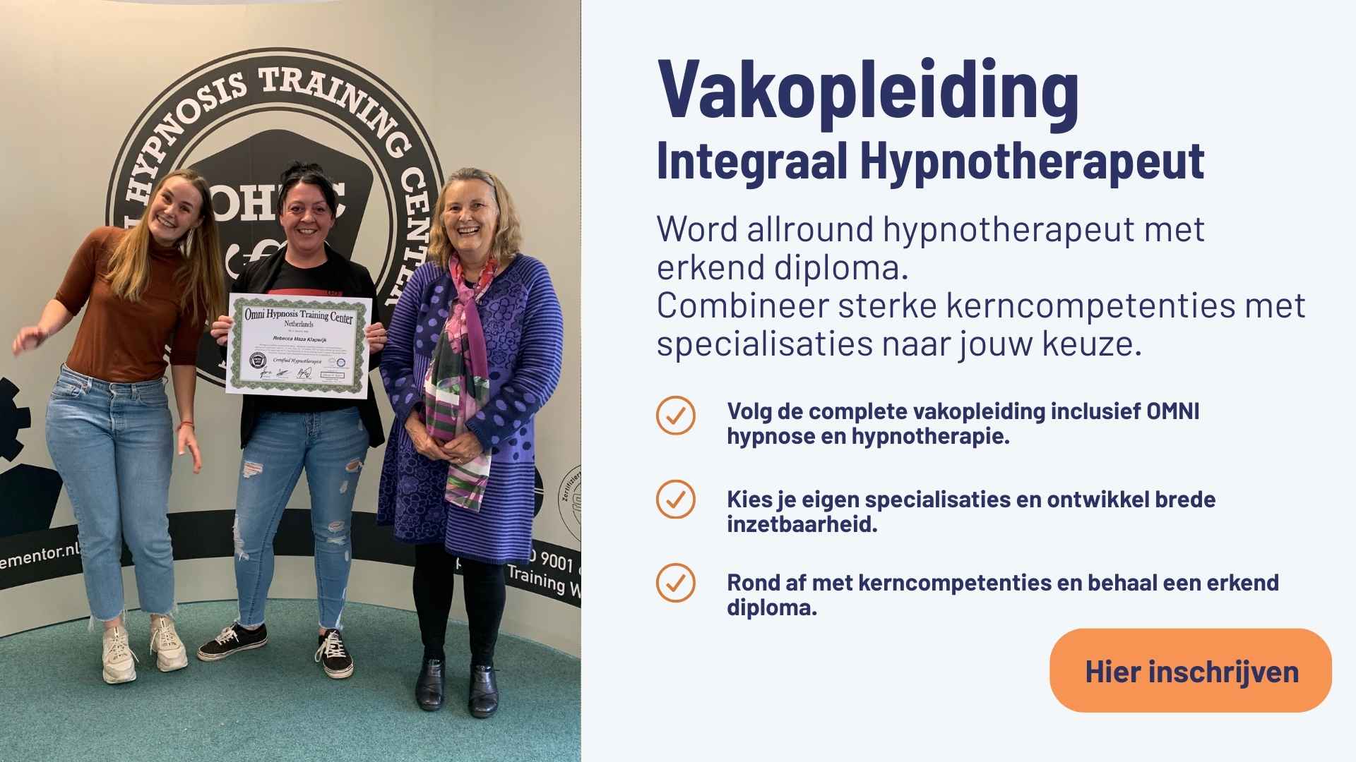 Vakopleiding integraal hypnotherapeut
