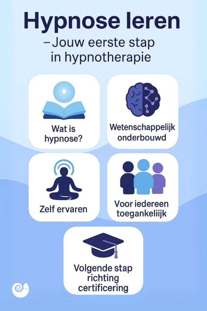 Hypnose leren cursus visual