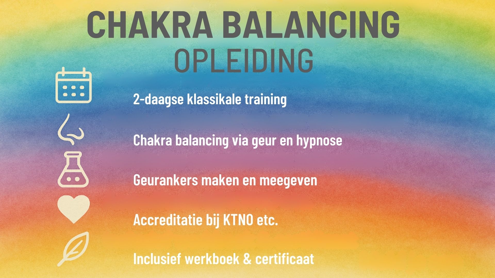 Chakra balancing opleiding inhoud