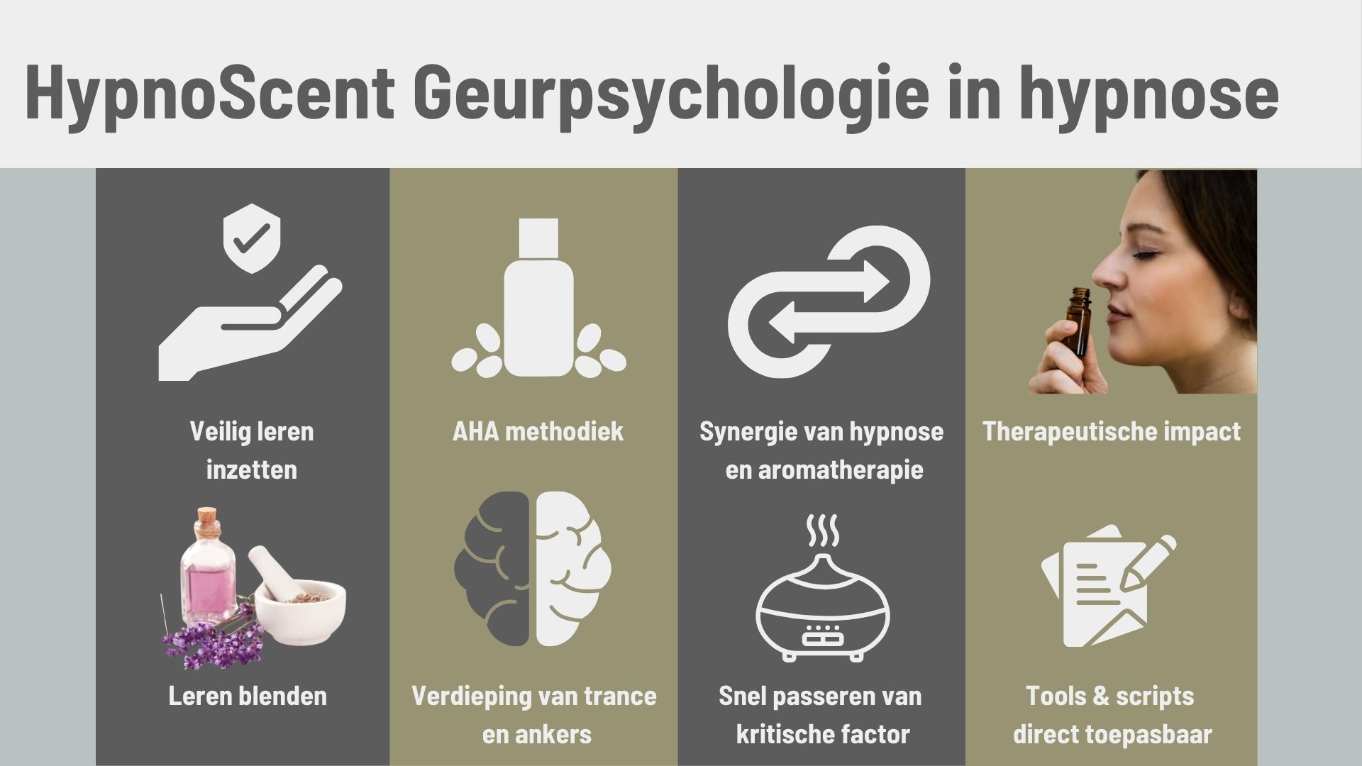Geurpsychologie in hypnose HypnoScent opleiding