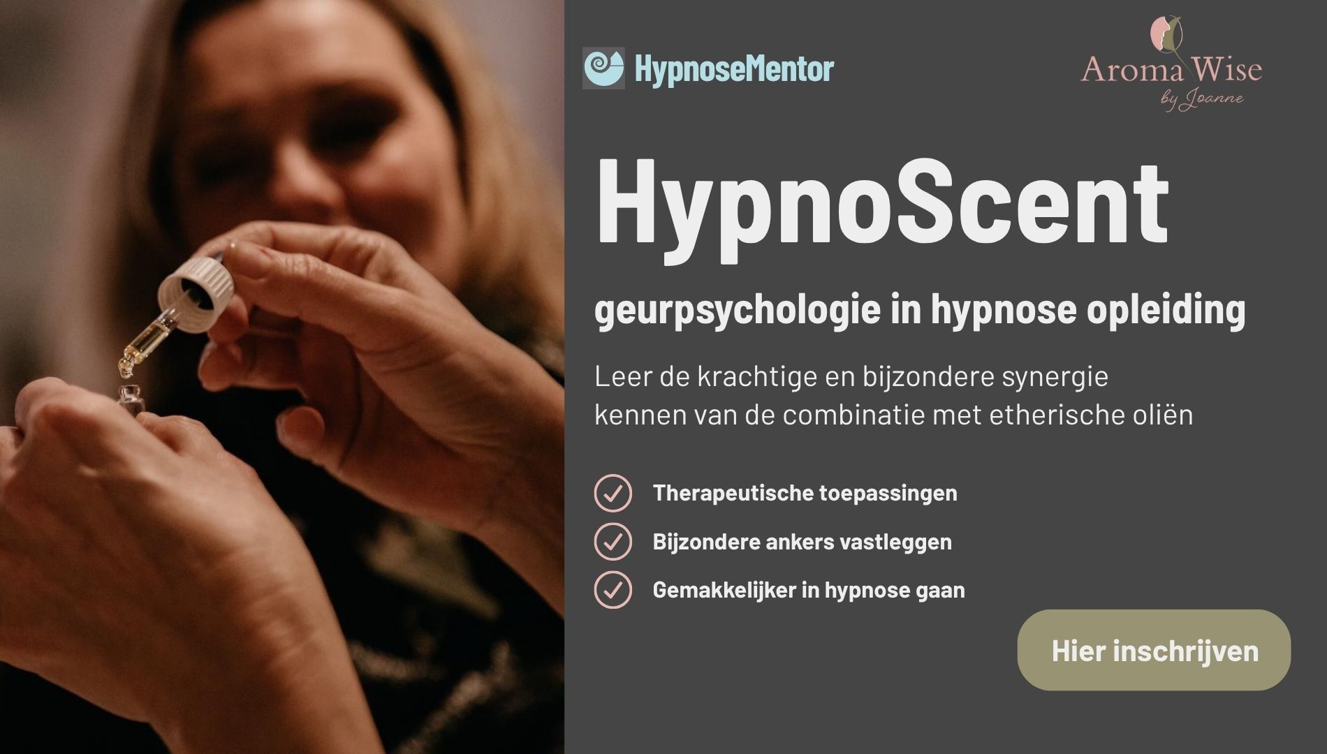Inschrijven HypnoScent geurpsychologie in hypnose