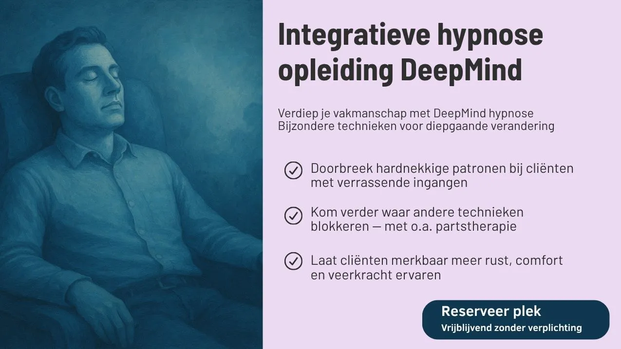Integratieve hypnotherapie opleiding DeepMind voordelen