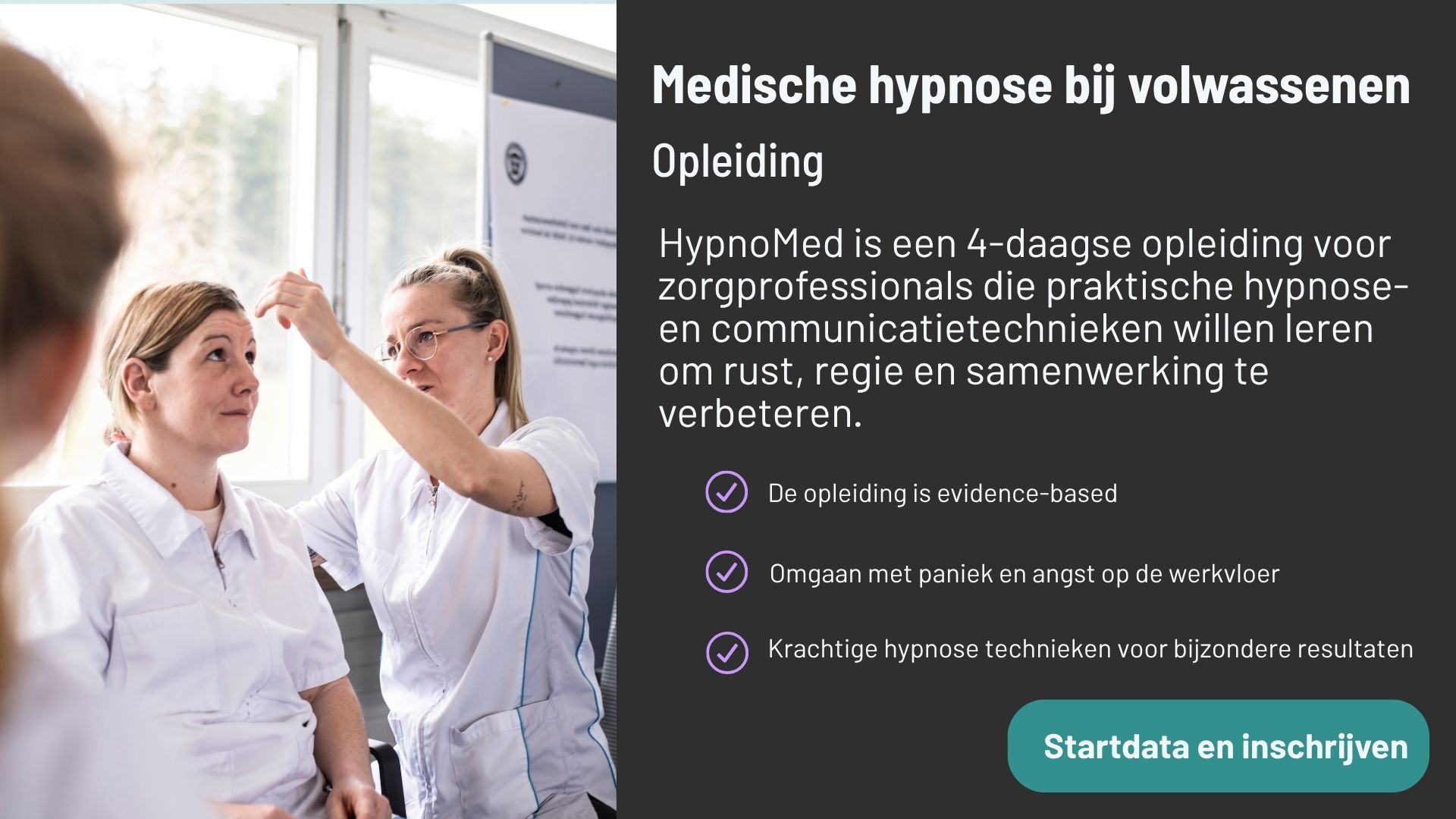 Medische hypnose opleiding bij volwassenen HypnoMed