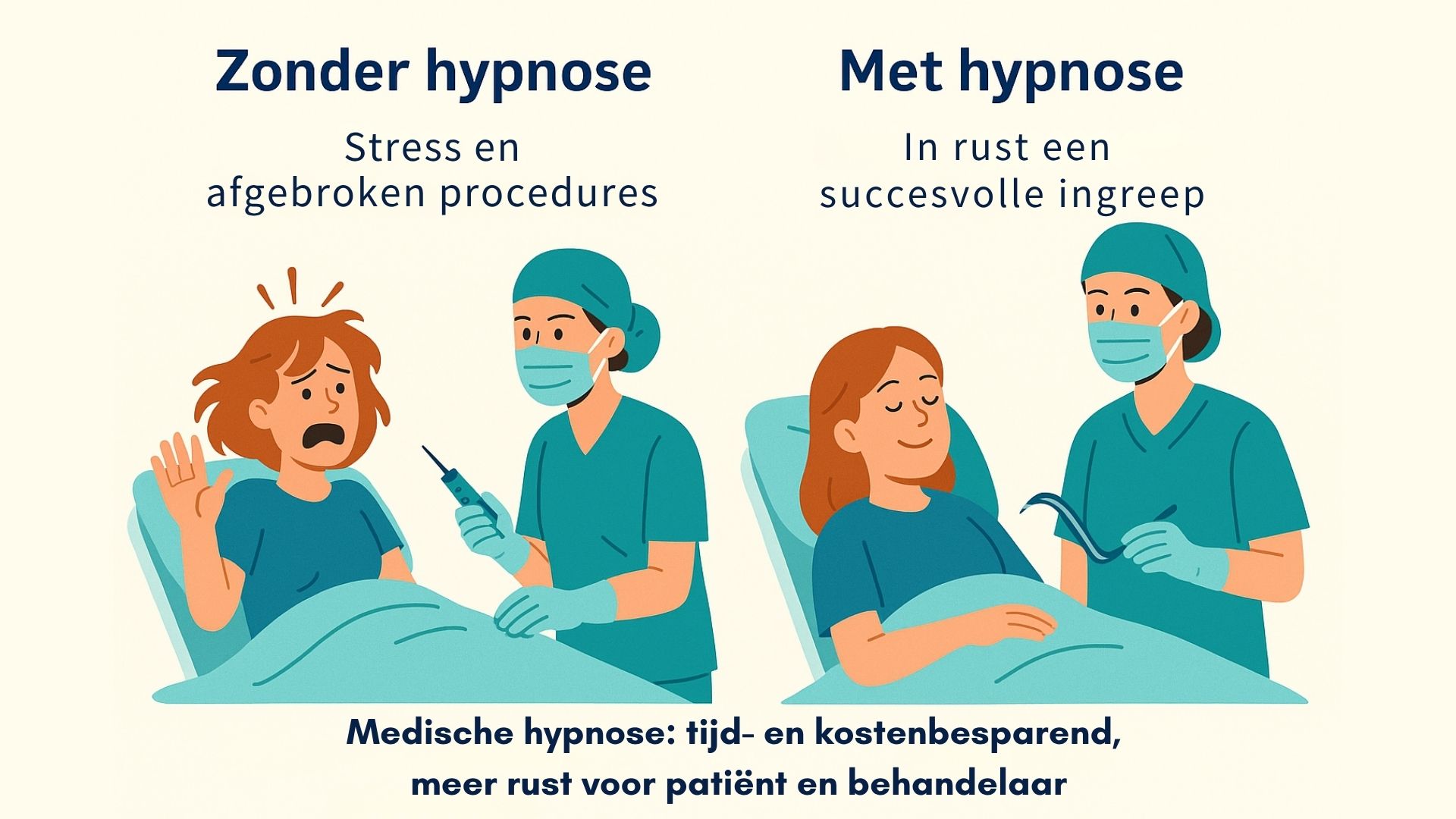 Visual medische hypnose tijd- en kostenbesparend