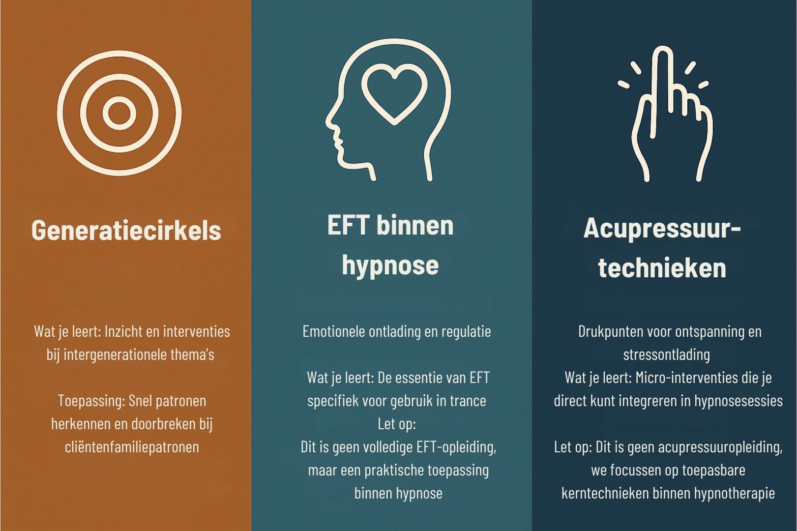 Visual EFT generatiecirkels en acupressuurtechnieken