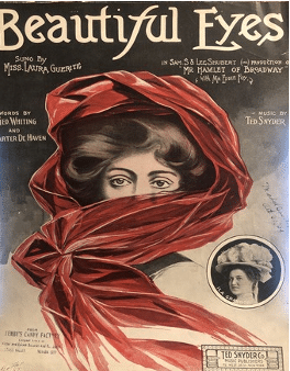 Broadway poster beautiful eyes