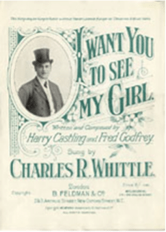 Historische poster die optreden hypnotiseur aankondigt. 