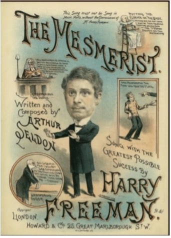 The mesmerist titelblad uit een historisch tijdschrift anesthesiologie