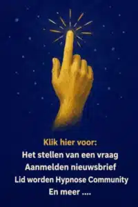 Visual met hand klik hier voor stellen vraag